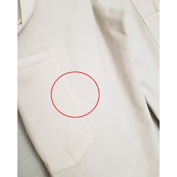 Wilfred Free Aritzia Brennan High Rise Utility Pants Size 6 Birch Off White $128 - Picture 16 of 16